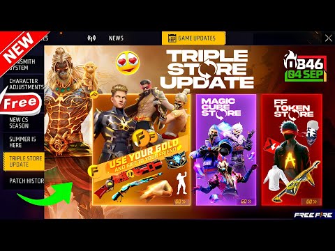 New Items in Gold Store 🔥🥳| Free Fire New Event | Ff New Event l Ob46 Update free fire