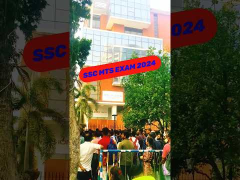 Ssc mts exam 2024 //Kolkata centre// mts hawaldar// #sscmts #studymotivation #shorts #top