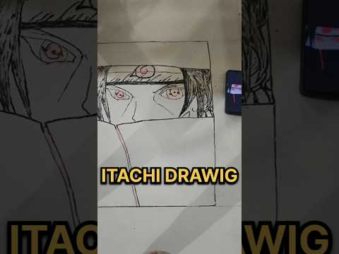 Itachi drawing with friends #itachi #naruto #boruto #anime #viral #itachidrawing