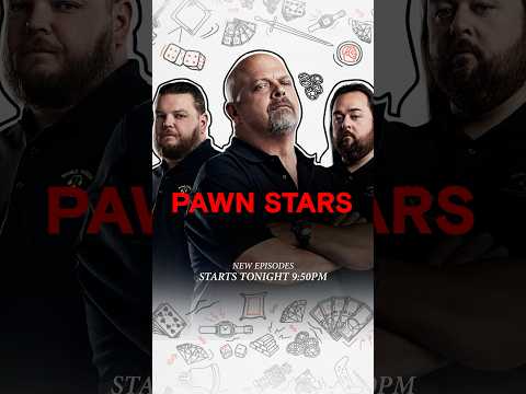 Watch the new season of 'Pawn Stars', premiering #Tonight at 9:50 PM. #PawnStars