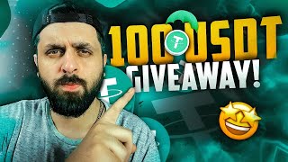 100 USDT GIVEAWAY #Earnusdt #cryptogiveaway #giveaway