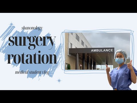 surgery rotation, end of third year! | med student vlog