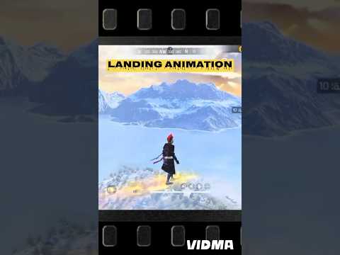 Landing animation free fire #trendingshorts #freefirenewevent #viralvideo