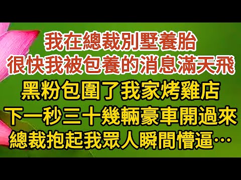 《大叔，我懷孕了》第02集： 我在總裁別墅養胎，很快我被包養的消息滿天飛，黑粉包圍了我家烤雞店，下一秒三十幾輛豪車開過來，總裁抱起我眾人瞬間懵逼……#戀愛#婚姻#情感 #愛情#甜寵#故事#小說#霸總