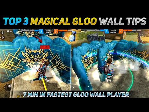 Top 3 Most Used Gloo Wall Tricks To God Level Gameplay | Fastest Gloo Wall Trick |😯 No Talks About !