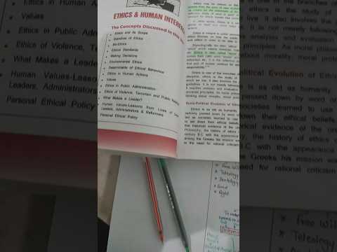 Upsc Notes making|Ethics|