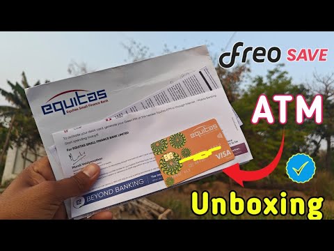 Freo Save ATM Card unboxing | Freo Save Debit Card Unboxing 2023 | Freo Save zero amount account