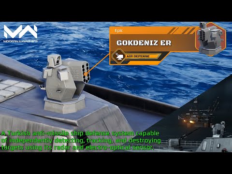 NEW! October Battlepass Air Defense! GOKDENIZ ER Review And Test  | Modern Warships Alpha Test