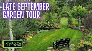 Late September Full Garden Tour 🍁 First Signs of Autumn Color in the Landscape