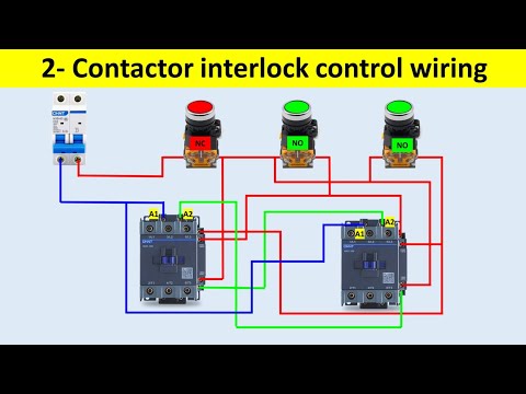 How to Interlocking in electrical system | Two Contactors interlocking | what is interlock ? |