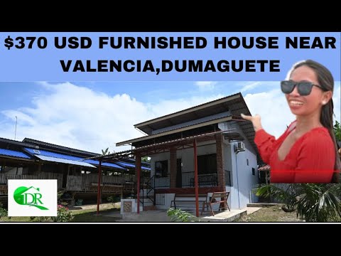 $370 FURNISHED HOUSE FOR RENT IN DUMAGUETE NEAR VALENCIA