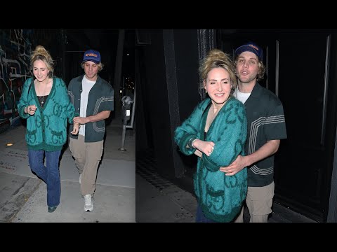 Actor Lukas Gage Jokes Around With Photographers After Having Dinner With A Friend in WeHo!