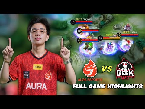 AURA vs GEEK FAM FULL GAME HIGHLIGHTS MPL ID SEASON 13