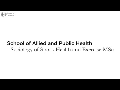 Sociology of Sport MSc at the University of Chester