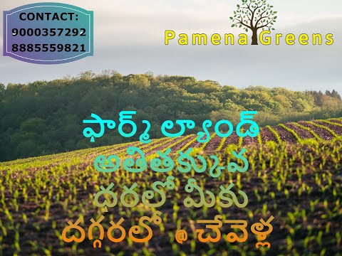 ఫార్మ్ ల్యాండ్ అతితక్కువ ధరలో మీకు దగ్గరలో  @ చేవెళ్ల #8885559821#india#hyderabad