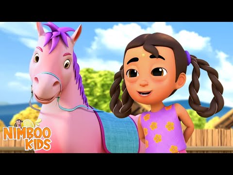 Chal Mere Ghode Chal Chal, चल मेरे घोड़े, Titli Udi + Many More Kids Rhymes by Nimboo Kids