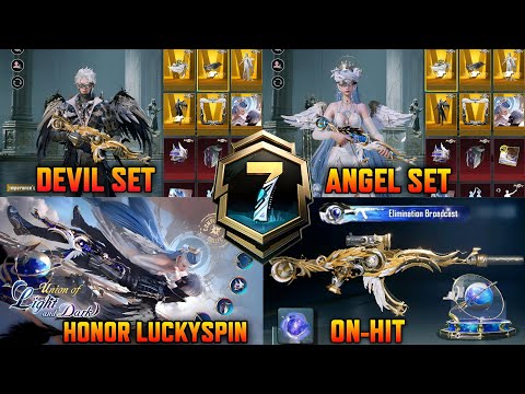 HONOR ULTIMATE SET | ANGEL & DEVIL SET | AKM UPGRADE | AKM ON-HIT | HONOR LUCKYSPIN  | FREE MUTHIC