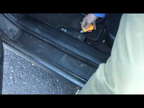 How to remove a Honda lock cylinder to find Key Code