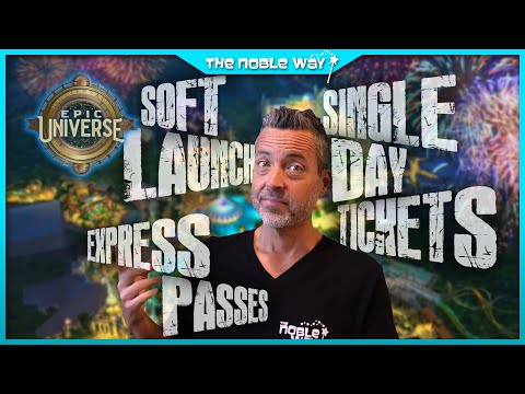 Epic Universe Single Day Tickets, Annual Passholder Previews, Express Passes, & Opening Date!