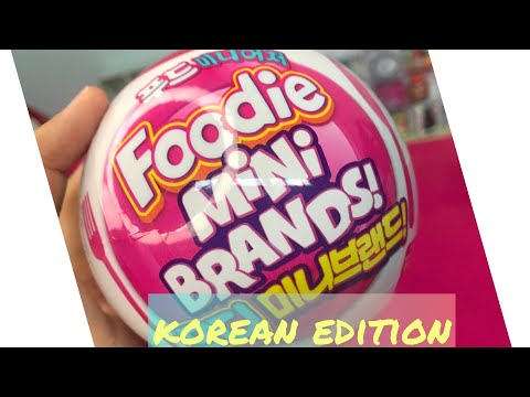 Foodie Mini Brands Korean Edition | Unboxing