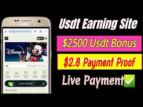 Best Usdt Earning platform, Get daily Usdt free mining site, Latest Usdt earning Site