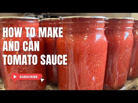 How to can tomato sauce 🍅