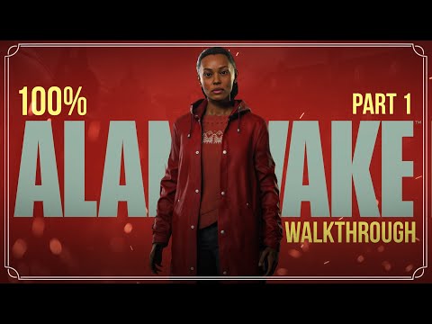 Alan Wake 2 100% Walkthrough 🔦💯 (Hard Difficulty, All Collectibles & Platinum Trophy) 1/2