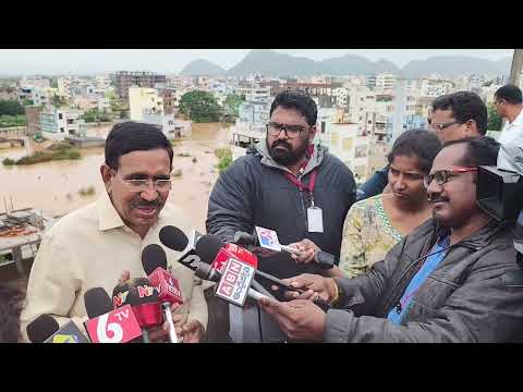 Budameru floods | Minister Narayana press meet | Singh Nagar