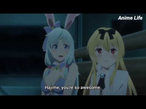 hajime face make her wet | Arifureta Shokugyou de Sekai Saikyou Season 2 Ep 8