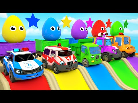 Humpty Dumpty Song🌟🌟🌟Big eggs and colorful stars🌟🌟🌟Baby Nursery Rhymes & Kids Songs