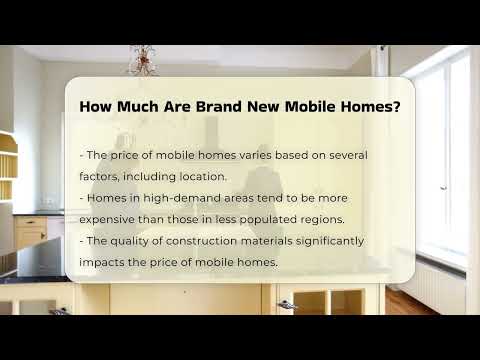 How Much Are Brand New Mobile Homes? - CountyOffice.org