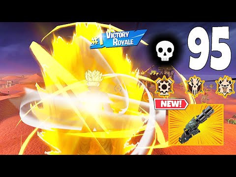 95 Elimination Solo Vs Squads "Zero Build" Gameplay Wins (Fortnite chapter 5)