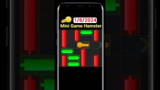 Today 1/8/2024 July Mini game | Daily Combo | Daily Cipher Hamster Kombat Daily #minigame #shorts