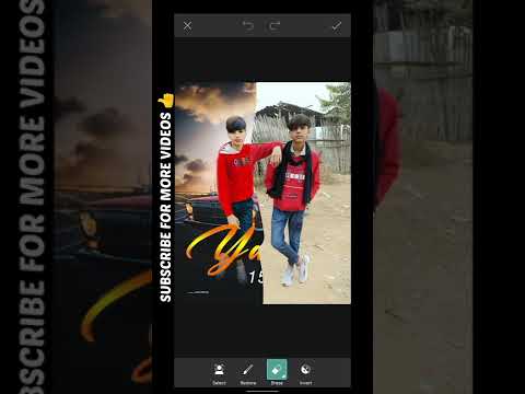 30 sec me background change photo editing in PicsArt #editingshorts #editingtutorial #photoediting