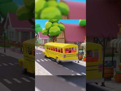 Bus Song | Wheels on the bus Shorts | Jolly Jolly - Learn and Play - Nursery Rhymes