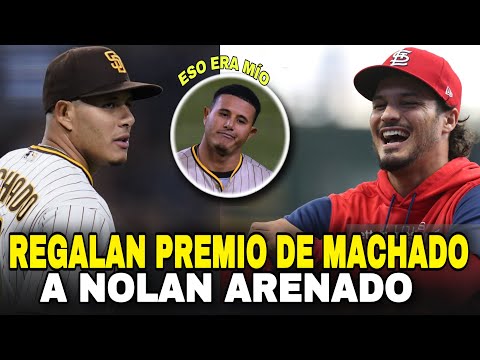 LA MLB NO QUIERE SABER DE MANNY MACHADO? ARENADO LE GANA EL BATE DE PLATA A MACHADO - MLB BASEBALL