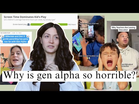 Milllenials are failing at raising gen alpha || Motherhood In Progress