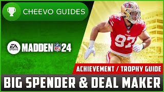 MADDEN NFL 24 - Big Spender & Deal Maker | Achievement / Trophy Guide (Xbox/PS)