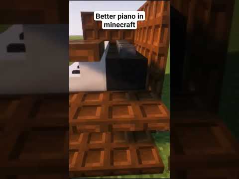 Better Piano for Minecraft! #shorts #minecraft