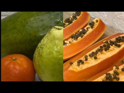 🟢 PEELING & CUTTING FRUITS  #ASMR #Fruitcutting #fruitplatter #healthyfood