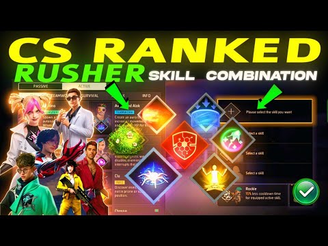 CS rank Rusher character combination 2024 | Best character combination | CS rank combination