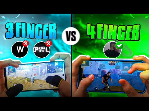 3 FINGER HUD VS 4 FINGER HUD  WHICH ONE IS BEST⚡(MOVMENT+HEADSHOT)😎 Best Custom Hud In FF | MALIK FF