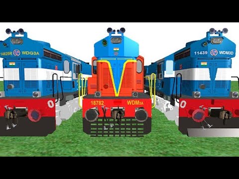 WDM3D HARD HORNKING INDIAN RAILWAYS