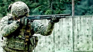 U.S. Military Firing Shotguns • M1014 JSCS & Mossberg 500