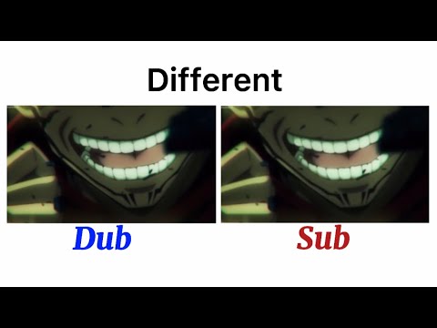 Sukuna laughing | different language | Sub VS Dub | Jujutsu kaisen