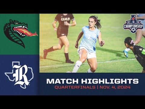 2024 American Womens Soccer Quarterfinals - #5 UAB vs #4 Rice