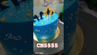 Half Way To One Baby Boy Birthday Celebration Cake #viralvideo