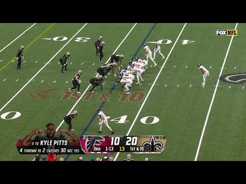 37-yard TD! Bijan Robinson burns Saints for long-distance score