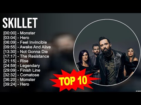 Skillet 2023 MIX ~ Top 10 Best Songs ~ Greatest Hits ~ Full Album