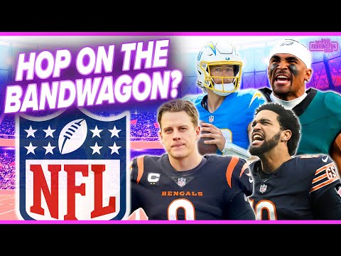 On the Bandwagon: Buying Bengals, Bears & Eagles? + Texans-Packers, Lions-Vikings Preview | PFS